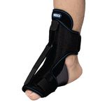 Vissco Foot Raiser with Detachable Splints, Support for Plantar Fasciitis, Weak Ankles - Left/Right Feet (Black)