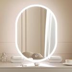LVSOMT Oval Vanity Makeup Mirror wi