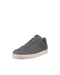 ECCO Men's Street Lite Court Sneaker, Moon Rock/Magnet/Steel/Marine, 12-12.5