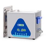 DK SONIC Industrial Ultrasonic Cleaner, 10L 240W Sonic Cleaner with Heater &l Timer, Digital Control for Motorcycle Engines, Carburetors, Chains (Includes Basket)