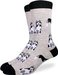 Good Luck Sock Men's Husky Dog Socks, Adult
