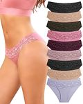 BeReady Seamless Knickers for Women Sexy Lace Underwear for Women No Show Ladies Briefs Panties for Women Multipack