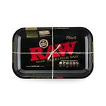 RAW Black Small Metal Tray, 27.5 x 17.5 cm, Black