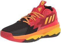 adidas Dame 8 Basketball Shoe, Red/