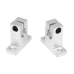 3DINNOVATIONS SK12 Aluminum Linear Motion Rail Clamping Guide Support for 12mm Dia Shaft -Set of 2 pcs