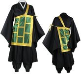 UPUPCOS Geto Suguru Costume Anime Cosplay Kimono Sets Black Robe Full Set Halloween Christmas