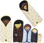 Constructive Playthings Cloth Nesting Dolls for Kids, Learning Toys with Clothing Fixtures Teaches Self-Dressing, Inclusive Diversity Dolls for Social Emotional Play, Toddler Toys for 2 Years & Up