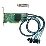 LSI 9300-8i RAID Controller Card PCI E 3.0 12Gbps HBA IT Mode ZFS FreeNAS unRAID RAID Expander + 2 SFF-8643 SATA Cable