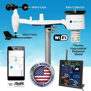 Ambient Weather WiFi Weather Station – WS-1965 Digital Display