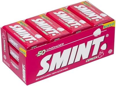 Smint Tin Cereza, Caramelo Comprimido Sin Azúcar, 12 unidades de 35 gr (Total 420 gr)