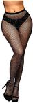 Jusback Rhinestone Fishnet Stocking