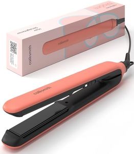 Caresmith Bloom Hair Straightener for Women | 4H Hardened Ceramic Plates for Toughness | Heats to 220 C in 1 Min | Flexible Floating Plates | Ultra-light & Portable