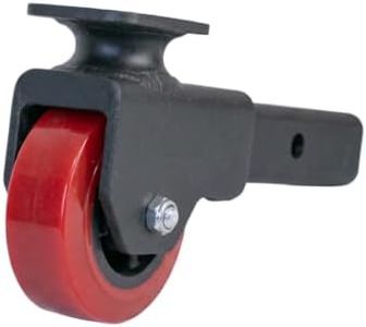 Hitch Roller for 2 Inch Receiver, Steel Skid Wheel Set of 2