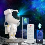 LOBKIN Astronaut Projector Space Star Projector Galaxy Projector for Bedroom - Night Light with Bluetooth Speaker Timer and Remote, Kids Adults Room Decor Aesthetic, Gifts for Christmas, Birthdays