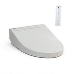 TOTO SW3084#12 WASHLET C5 Electronic Bidet Toilet Seat with PREMIST and EWATER+ Wand Cleaning, Elongated, Plastic, Sedona Beige