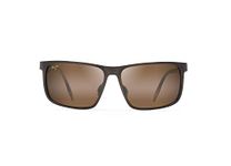 Maui Jim WANA Sport Sunglasses, Brushed Chocolate/Hcl Bronze Polarized, Large