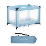 Dream On Me Zoom Portable Playard, Blue