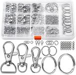 LEOBRO 265PCS Keychains Clips with 