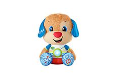 Fisher-Price Laugh & Learn So Big Puppy - UK English Edition, large musical plush toy with learning songs for toddlers and preschool kids - HCJ14