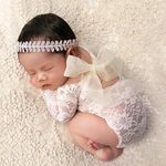 Ylsteed Newborn Photography Outfits Girl Newborn Photography Props Lace Romper Newborn Baby Photo Shoot Outfits Photo Props