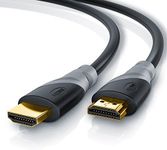 CSL - 8k / 4k HDMI Cable 2.1/2.0 5m - 8K @ 60Hz - 4K @ 120Hz - 48 Gbit/s - 3D - Ultra High Speed with Ethernet - TV Blu-ray PS5 Xbox Series X Switch - black - 5 metres