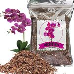 GOTVUGE All Purpose Orchid Soil Potting Mix 10L - Orchid Bark & Organic Perlite for Plants - Long-Lasting Optimal Drainage and Aeration