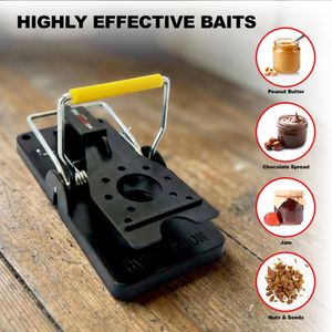 ROSHIELD Mouse Trap 6-Pack – Reusable Rodent Control Set