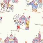 Arthouse 696001 Circus Fun Wallpaper, Red/Blue, 53 cm x 10.05 m