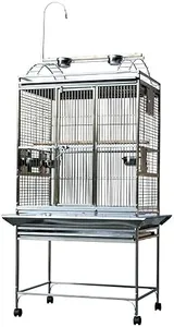 A&E Cage Co. Play Top Cage, 32"x23",Stainless Steel