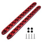 PerfecTech 11 LED Red Trailer Brake Tail Light, 2 Pack 16” LED Bar Stop Turn Signal Tail Lights Waterproof Brake Strip Red Light for Marine Boats Golf Cart Offroad Truck RV UTV ATV