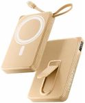 Ntaanoo Portable Charger, Power Bank Fast Charging 10000mAh, Powerbank for iPhone Travel & Daily, Champagne