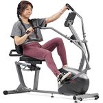 Sunny Health & Fitness Performance Interactive Recumbent Bike with Arm Exerciser with Exclusive SunnyFit® App Enhanced Bluetooth Connectivity – SF-RB420032