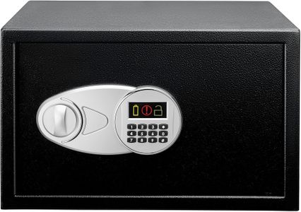 Amazon Basics Steel Security Safe with Digital Keypad, 34L – Black