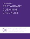 The Essential Restaurant Cleaning Checklist, Daily, Weekly & Monthly Cleaning Schedules, Front-of-House & Back-of-House Management Procedures, ... Records: 8.5x11, 200 Pages, Log Book