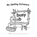 Teacher Created Resources My Spelling Dictionary Book