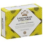Pack of 3 x Nubian Heritage Bar Soap Lemongrass And Tea Tree With Orange Peel - 5 oz