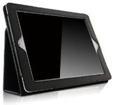 RUBAN™ iPad 2/3/4 Case - Folio Stand Smart Cover Case for Apple iPad 2 / iPad 3 / iPad 4 - Automatic Wake/Sleep Feature (For iPad 2/3/4, !0Folio-Black)