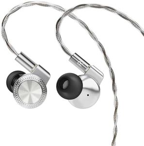 ARTTI T10 Pro in-Ear Monitor, Dual Magnetic Circuit 14.2mm Planner Driver HiFi IEM Earphones, Wired Gaming Earbud with Full Metal Housing, Detachable OFC Cable for Singer Musician Audiophile(Silver)
