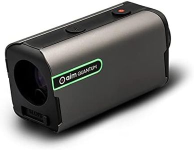 GOLFBUDDY Aim Quantum Golf Laser Rangefinder, Sleek Pocket, Easy Pin Finder Mode, Putting Range 2 to 880 Yards, Accurate & Faster Measurement, 7X Magnification, Hard Case