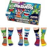 United Oddsocks Mashers - Box 6 Oddsocks For Boys UK 12-6 EUR 30.5-38.5 US 13.5-8