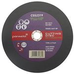 (Pack of 4) Parweld (9") 230mm x 1.9mm Thin Stainless Steel Cutting Discs - Metal Slitting Discs