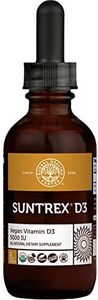 Global Healing USDA Organic Vitamin D3 5000 IU Liquid Supplement - Supports Healthy Bones, Immunity, and Strong Joints - 2 Fl Oz