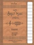 Blank Sheet Music Notebook | Music Manuscript Paper Notebook | 120 Pages | 12 Staves per Page | Full 8,5'' wide x 11'' high | Premium white paper.: Ideal gift of Staff Paper for Musicians and Composer