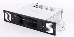 Greened House Diamond 500 Central Heating Kitchen Plinth Heater: Black Grille, Under cupboard heater