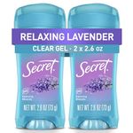 Secret Scent Expressions Clear Gel Ooh-La-La Lavender Scent Antiperspirant & Deodorant Twin Pack 5.4 Oz