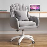 HDHNBA Cute Office Chair Home Computer Chairs Adjustable Task Chairs Modern Office Chair Makeup Chair 360° Swivel Computer Chair Mid Back Chair Living Room Chairs