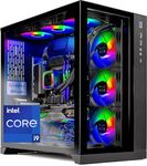 Skytech Gaming Prism II Lian Li O11 PC Desktop – Intel Core i9 13900K 3.0 GHz, NVIDIA RTX 4070 Ti, 1TB NVME Gen4 SSD, 32GB DDR5 RAM RGB, 1000W Gold PSU, 360mm AIO, 11AC Wi-Fi, Windows 11 Home 64-bit