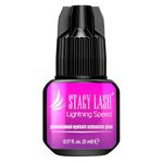 Lightning Speed Eyelash Extensions Glue – Stacy Lash 5ml/ 0.17 fl. oz/ 0.3 Sec Drying time/Retention – 6-8 Weeks/Lowest Fumes/Extra Strong/Maximum Bonding Power/Black Adhesive