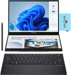 ASUS Zenbook Duo 2-in-1 Laptop 14.0" 120Hz 2.8K OLED Touch (Intel Ultra 9-185H, 32GB LPDDR5X RAM, 1TB PCIe SSD, Intel Arc, Backlit KB, 2 Thunderbolt 4, Active Pen, WiFi 6E, Win 11 Pro) w/DKZ USB Hub