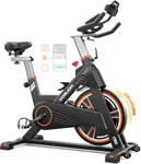 YOSUDA PRO Magnetic Exercise Bike 350 lbs Weight Capacity - Indoor Cycling Bike Stationary with Comfortable Seat Cushion, Silent Belt Drive